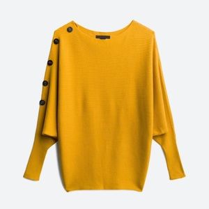 Faith + Zoe - Tibi Dolman Sleeve Ribbed Sweater